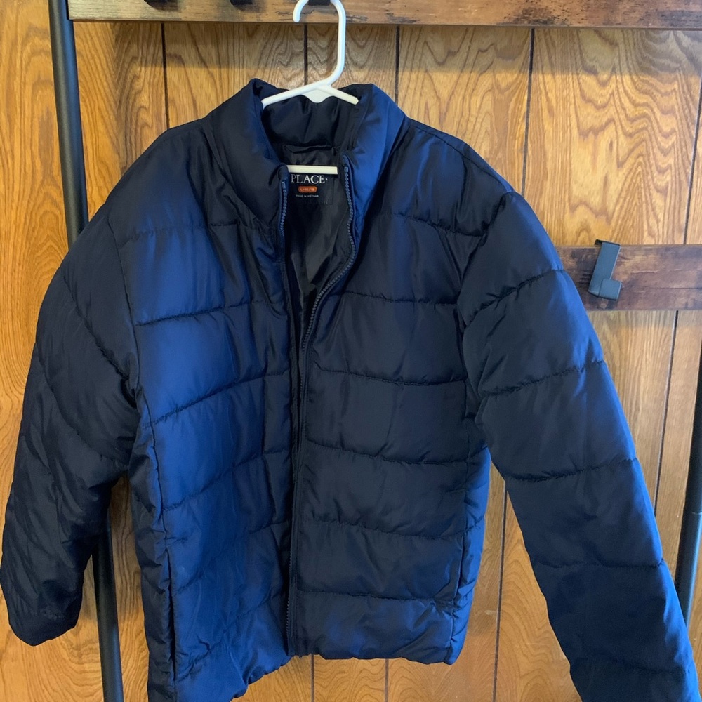 The Children’s Place Boys 10-12 Navy Winter Jacket